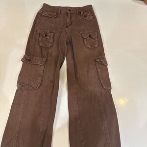 Brown Cargo Pants